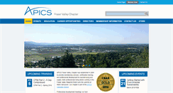 Desktop Screenshot of apics-fraservalley.org